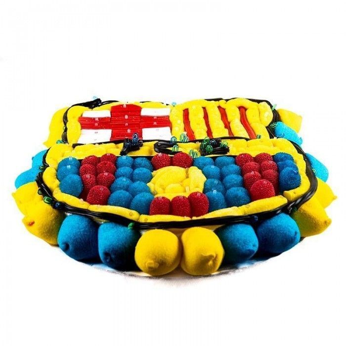 Tarta de Gominolas F.C.Barcelona