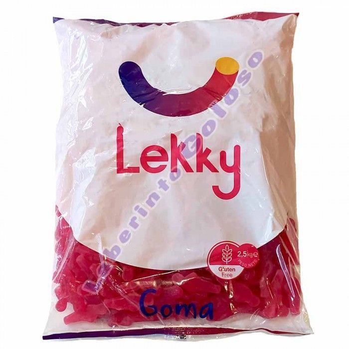 Gominolas Lekkerland Meones Brillo 2,5Kg