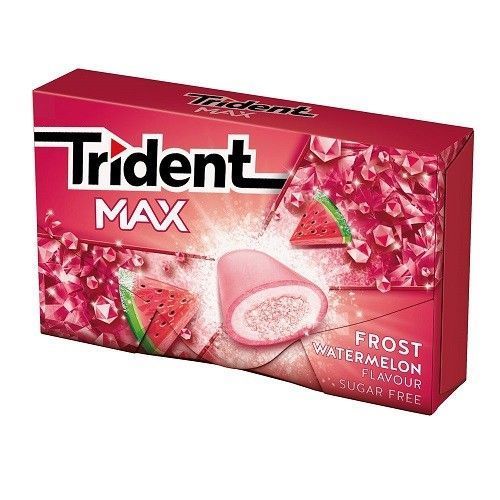 Chicles Trident Grajea Max Frost Sandía 16 Uds.