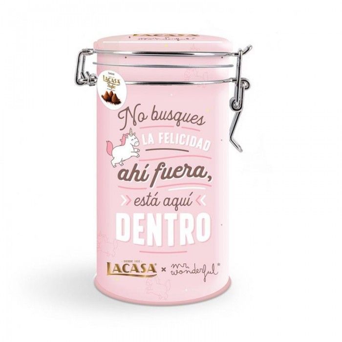 Lata Trufas Lacasa Rosa Mr. Wonderful 100g