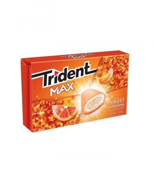 Chicles Trident Grajea Max Frost Mandarina 16 Uds