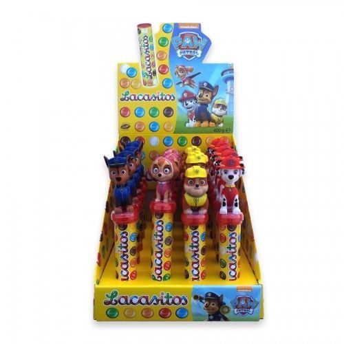 Tubo Lacasitos Toy Patrulla Canina 20 Uds