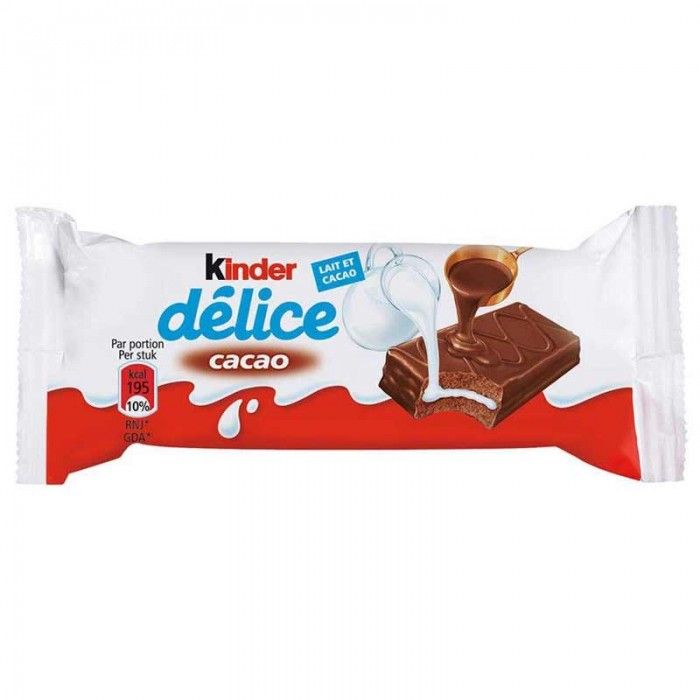 Bizcocho de Chocolate Kinder Delice 20 Uds