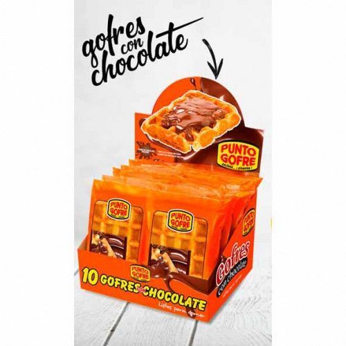 Gofres de Chocolate Punto Gofre 10 Uds