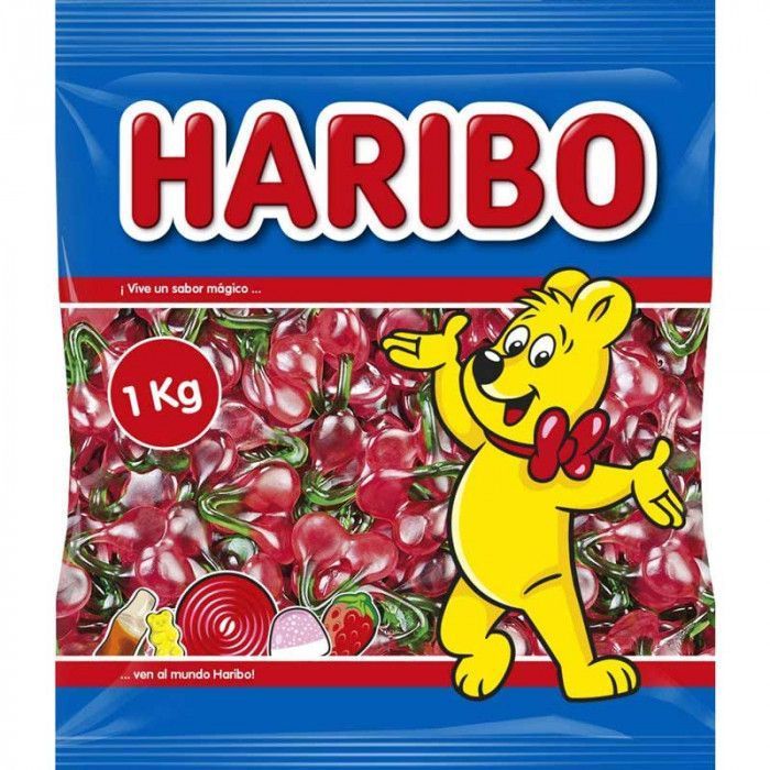 Gominolas Cerezas Brillo Haribo 1 kg