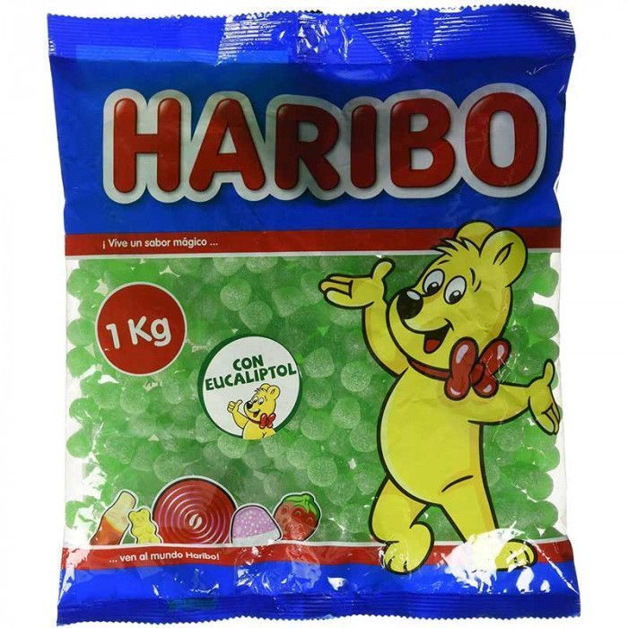 Gominolas Lágrimas Eucalípto Haribo 1 Kg