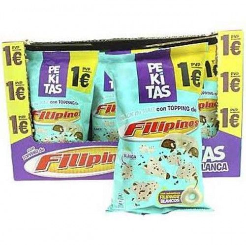 Pekitas Filipinos Chocolate Blanco 80g 15 Uds