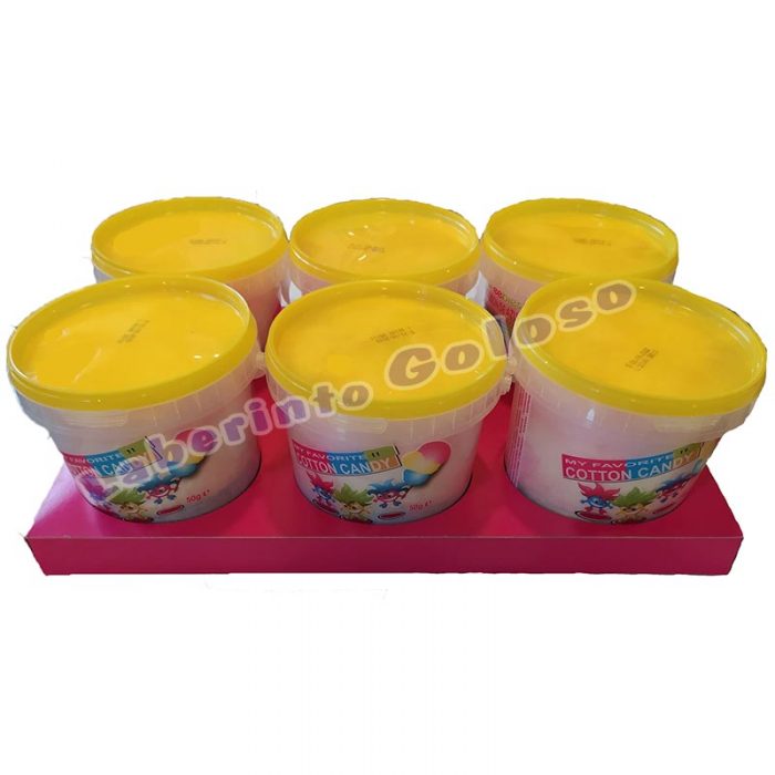 Algodón de Azúcar Tricolor Cheebies 50g 6 Uds