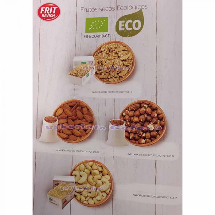 Almendra Eco con Piel Cruda Frit Ravich 1 Kg